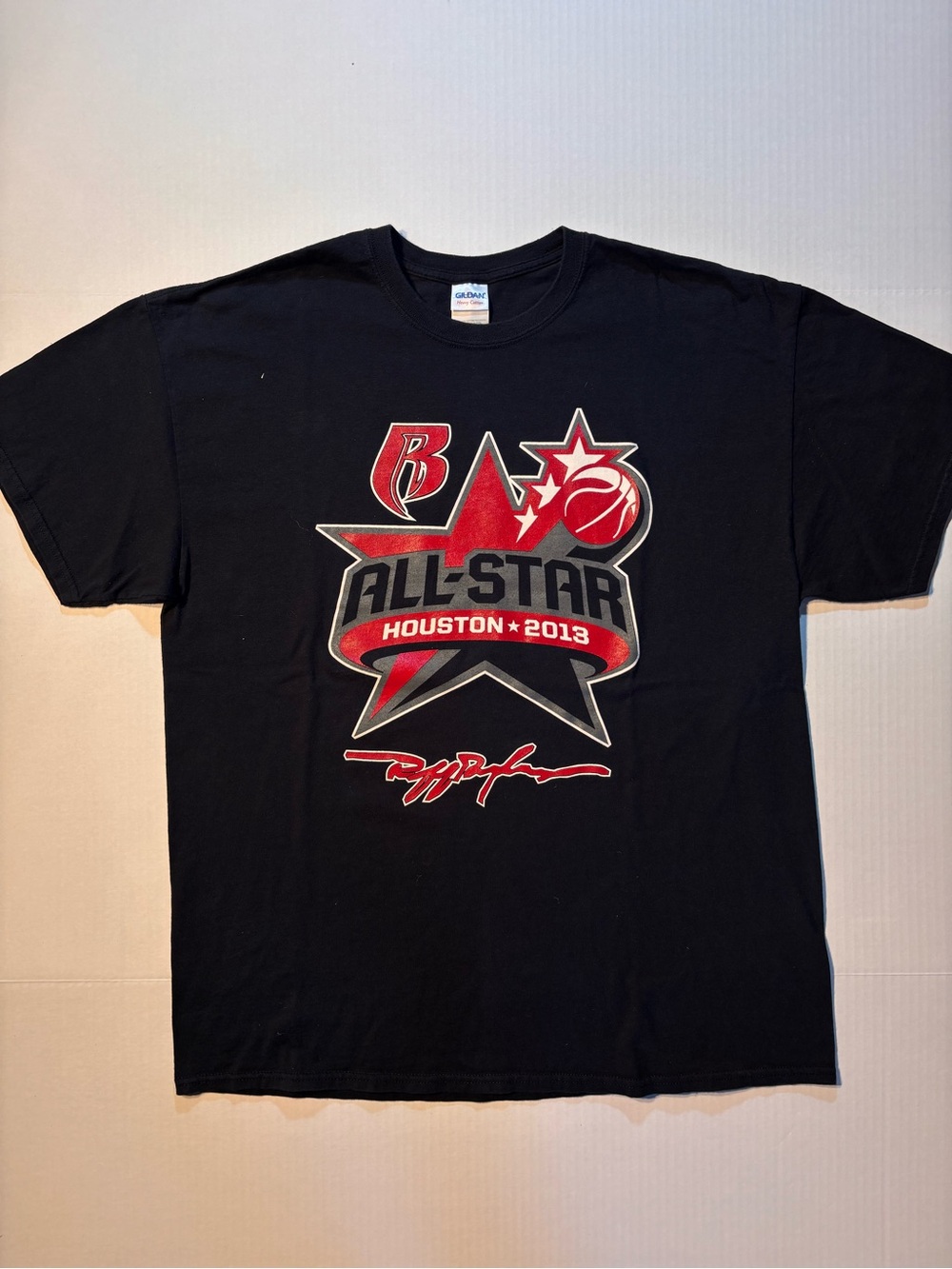 Vtg Ruff Ryders Houston 2013 NBA Basketball All Star Game Graphic T-shirt XL